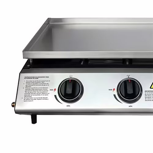 PLANCHA DE ASAR 3 FUEGOS INOXIDABLE MUVIP | MV0617 | 8436049040783 imagen 2