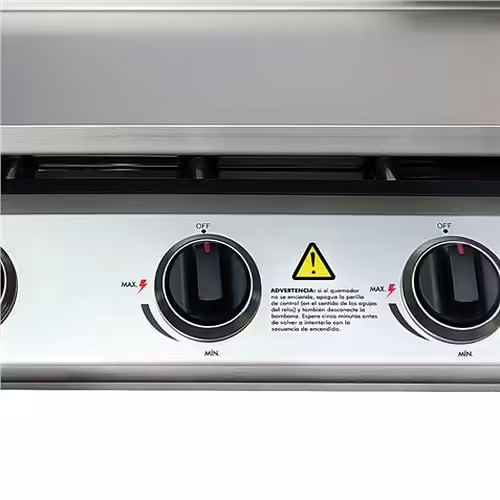 PLANCHA DE ASAR 3 FUEGOS INOXIDABLE MUVIP | MV0617 | 8436049040783 imagen 4