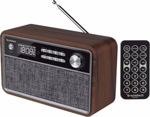 RADIO VINTAGE MADERA RPBT500WD SUNTECH | 8429015019142 imagen 2