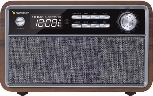 RADIO VINTAGE MADERA RPBT500WD SUNTECH | 8429015019142 imagen 4
