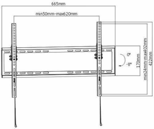 SOPORTE TV LED ULTRA SLIM 37-70 CROMAD | CR0869 | 8436049020723 imagen 2