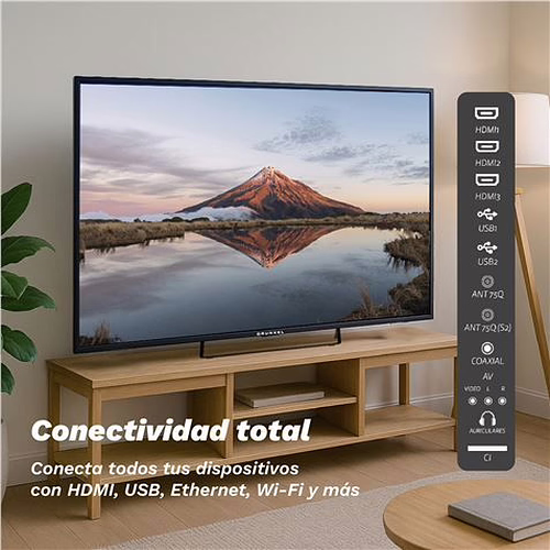 TELEVISOR QLED 55 SMART TV WEBOS 5525W GRUNKEL | QLED-5525W | 8426156019109 imagen 2