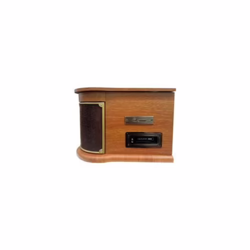 TOCADISCOS DE MADERA RETRO | CD | FM | BT | CASSETTE | PXRC52CDWD SUNSTECH | 8429015018374 imagen 3