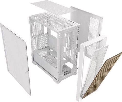 CAJA ORDENADOR GAMING PHOENIX ARTISAN NOBLE WHITE FRONTAL MADERA ATX | NOBLE-W | 8436583237847 imagen 7