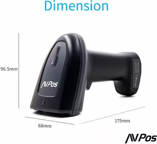 LECTOR AVPOS CODIGOS 1D + 2D +QR BT230 WIRELESS 2.4 + BLUETOOTH + USB | AVP-BT230-2D | 0741049304857 imagen 6