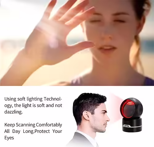 LECTOR AVPOS CODIGOS 1D +2D + QR M680 SOBREMESA USB | AVP-M680-2D | 646680753210 imagen 3