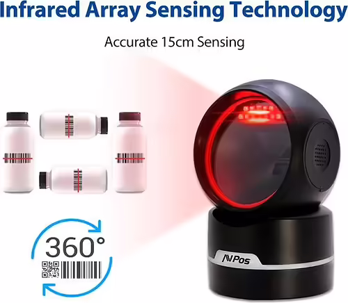 LECTOR AVPOS CODIGOS 1D +2D + QR M680 SOBREMESA USB | AVP-M680-2D | 646680753210 imagen 7