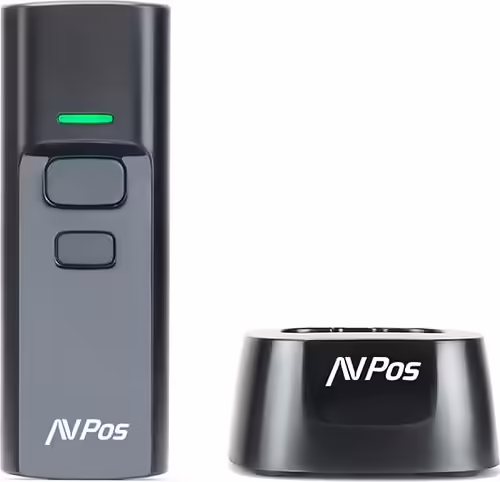 LECTOR AVPOS CODIGOS PORTATIL 2D + QR BT03 WIRELESS 2.4 + BLUETOOTH + BASE | AVP-BT03-2D | 0637962789195 imagen 2