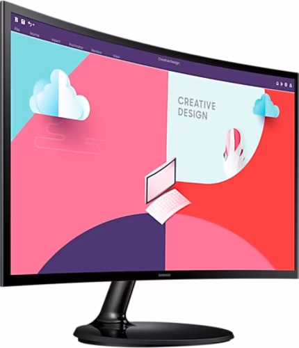 Monitor Samsung 24`` FHD Curvo Negro (LS24C360EAUXEN) | 8806094767841 imagen 4