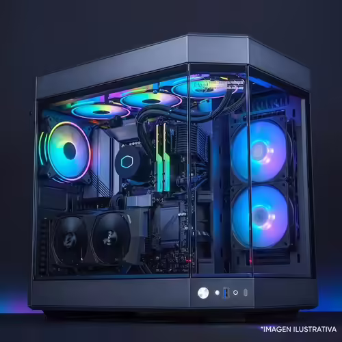 ORDENADOR GAMING HYPE RGB I7 14700K/32 DDR5/2TB NVME/REF.LIQ/850W BLACK | HYPE-I7BK imagen 7