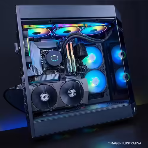 ORDENADOR GAMING HYPE RGB I7 14700K/32 DDR5/2TB NVME/REF.LIQ/850W BLACK | HYPE-I7BK imagen 8