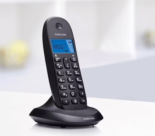 Teléfono Inalámbrico Motorola C1001CB+ LCD DECT Negro | 107C1001CB+ | 5055374715741 imagen 3