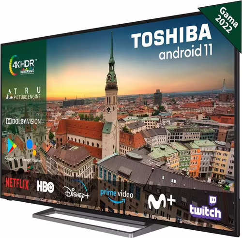 TELEVISOR LED TOSHIBA 55 UHD 4K SMART TV ANDROID 11 WIFI BLUETOOTH DOLBY | 55UA3D63DG | 4024862127480 imagen 2