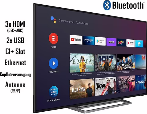 TELEVISOR LED TOSHIBA 65 UHD 4K SMART TV ANDROID WIFI BLUETOOTH DOLBY | 65UA3D63DG | 4024862127503 imagen 2