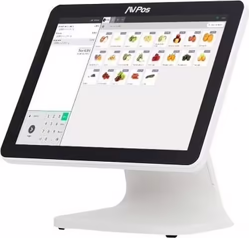 TPV AVPOS K5000 15 ALUMINIO TACTIL INTEL N100/8GB/128GB/LAN 1000 WHITE 3YR | AVP-K5000W-N1-8128 imagen 2