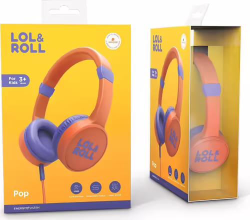 Energy Sistem Lol&Roll Pop Auriculares Alámbrico Diadema Música Naranja, Púrp | 451869 | 8432426451869 imagen 7