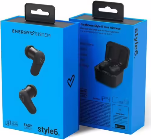 ENERGY SISTEM EARPHONES STYLE 6 TRUE WIRELESS BLACK TRUE WIRELESS ESTEREO/CONEX | 447312 | 8432426447312 imagen 5
