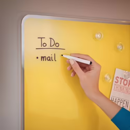 LEITZ PIZARRA PIZARRA DE CRISTAL MAGNETICO COSY 600X400 MM AMARILLO | 70420019 | 4002432126057 imagen 4