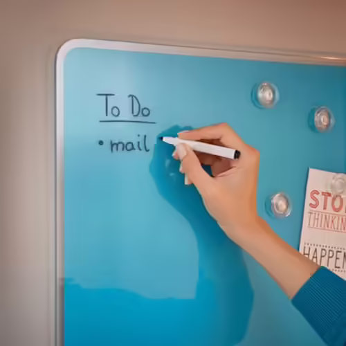 LEITZ PIZARRA PIZARRA DE CRISTAL MAGNETICO COSY 600X400 MM AZUL | 70420061 | 4002432126064 imagen 4