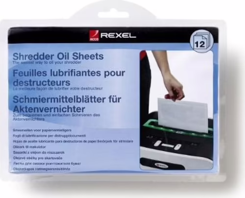 Rexel Láminas lubricantes para destructora (12) | 2101948 | 5028252248020 imagen 3