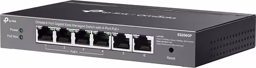 TP-Link Omada ES206GP switch Gestionado Gigabit Ethernet (10/100/1000) Energía  | 1210002600644 imagen 3