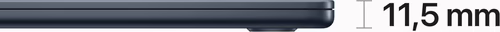 Apple macbook air 15.3` chip m2 con cpu de 8 nucleos 8gb de memoria unificada 25 | MQKW3Y/A imagen 3