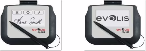 Evolis Terminal de firma SIG100 con display TFT 4` monocromo 320x160 pixeles Sup imagen 2
