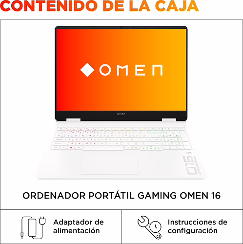 Hp portatil gaming omen 16-am0040ns intel core 7-240h hasta 5.2ghz 32gb ddr5 560 | BP4F1EA imagen 5