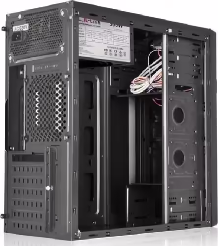 L-link Chasis Semitorre Leonis Con fuente 500W Soporta ATX Micro ATX Mini ITX Ba imagen 4