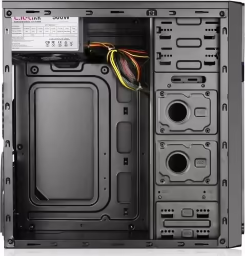 L-link Chasis Semitorre Leonis Con fuente 500W Soporta ATX Micro ATX Mini ITX Ba imagen 5