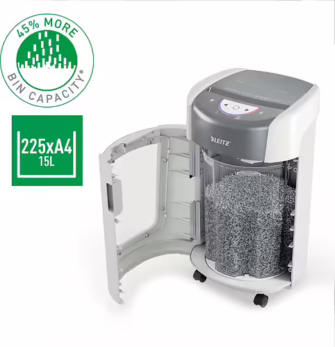 Leitz Destructora IQ Optimax Home Office 225 6 hojas manual Tipo corte microcort | 83580000 imagen 2