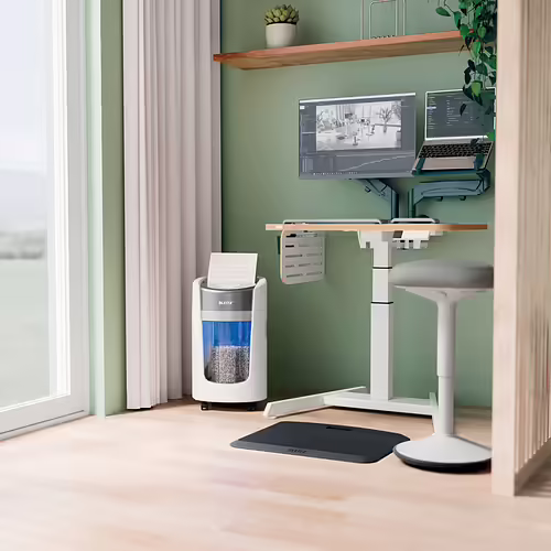 Leitz Destructora IQ Optimax Home Office 225 6 hojas manual Tipo corte microcort | 83580000 imagen 4