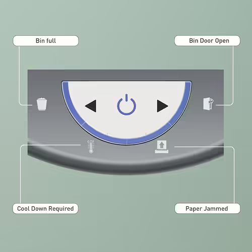 Leitz Destructora IQ Optimax Home Office 225 6 hojas manual Tipo corte microcort | 83580000 imagen 8