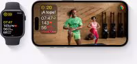 Imagen de Apple Watch Series 8 GPS + Cellular Caja de aluminio Blanco estrella 45mm, color de Correa Blanco estrella Correa deportiva
