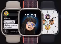 Imagen de Apple Watch Series 8 GPS + Cellular Caja de aluminio Blanco estrella 45mm, color de Correa Blanco estrella Correa deportiva