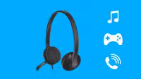 Imagen de Auric+Micro LOGITECH H340 USB-A Negros (981-000475)