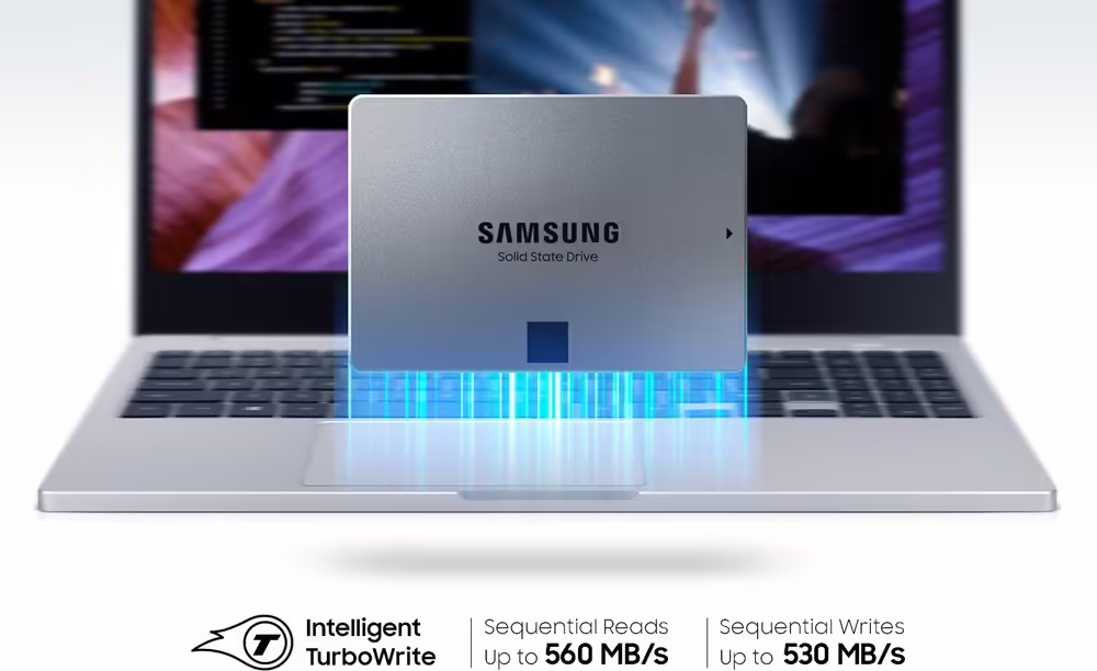 Imagen de SSD Samsung 870 QVO 2.5`` 4Tb SATA3 V-NAND (MZ-77Q4T0BW)