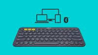 Imagen de Teclado LOGITECH K380 Bluetooth Ruso Negro (920-007584)