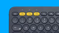 Imagen de Teclado LOGITECH K380 Bluetooth Ruso Negro (920-007584)