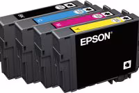 Imagen de Tinta Epson 502 Pack Negro/Tricolor (C13T02V64010)