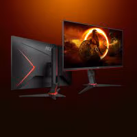 Imagen de AOC 24G2SU/BK pantalla para PC 60,5 cm (23.8``) 1920 x 1080 Pixeles Full HD Negro, Rojo