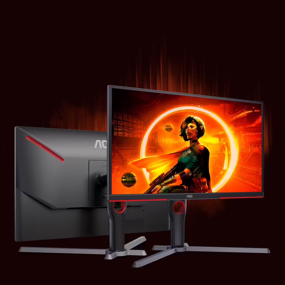 Imagen de AOC 25G3ZM/BK pantalla para PC 62,2 cm (24.5``) 1920 x 1080 Pixeles Full HD Negro, Rojo