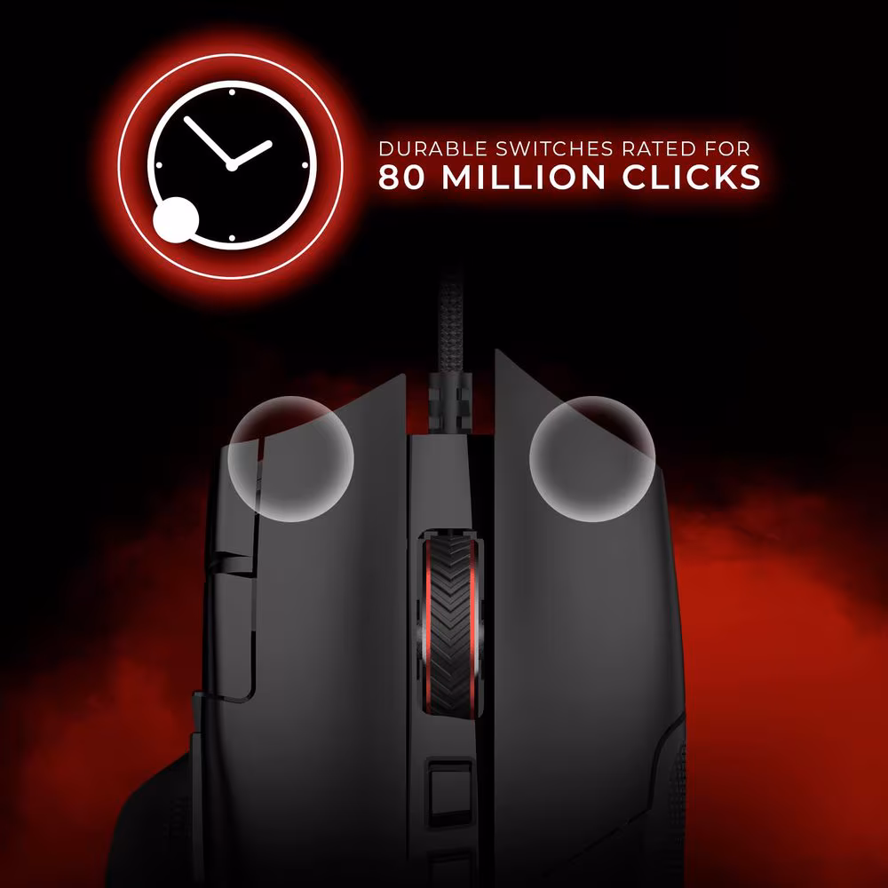 Imagen de AOC AGON AGM600 ratón Juego mano derecha USB tipo A Óptico 16000 DPI