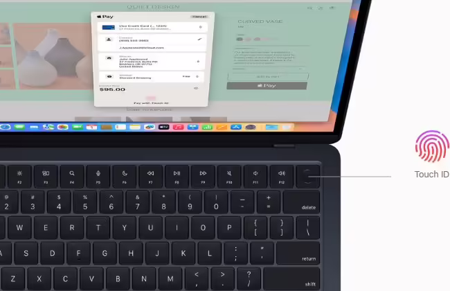 Imagen de Apple MacBook Air Apple M M4 Portátil 38,9 cm (15.3``) 16 GB 512 GB SSD Wi-Fi 6E (802.11ax) macOS Sequoia Marina