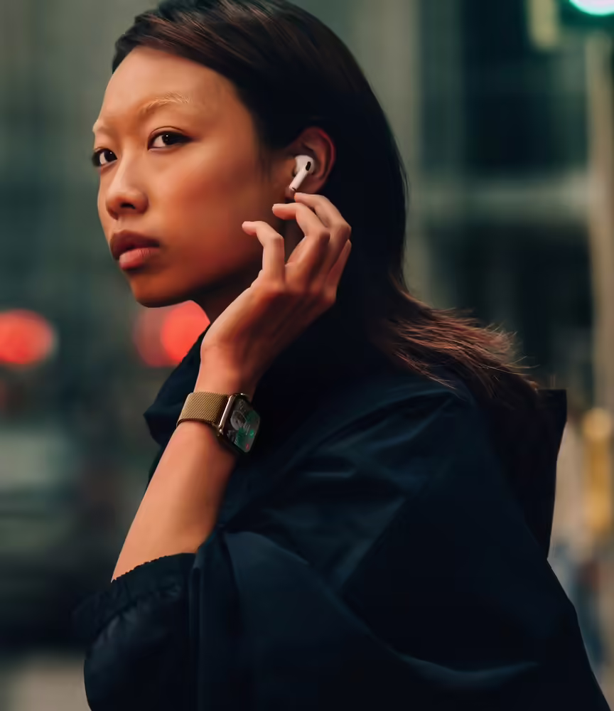 Imagen de Apple Watch Series 10 OLED 42 mm Digital 374 x 446 Pixeles Pantalla táctil 4G Gris Wifi GPS (satélite)