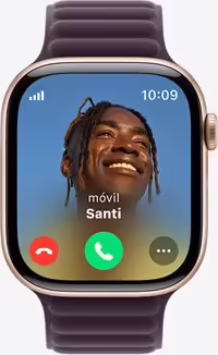 Imagen de Apple Watch Series 10 OLED 42 mm Digital 374 x 446 Pixeles Pantalla táctil 4G Gris Wifi GPS (satélite)