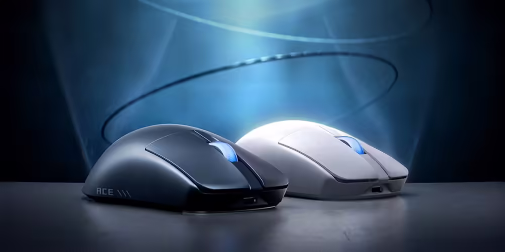 Imagen de ASUS ROG Harpe II Ace ratón Juego mano derecha RF Wireless + Bluetooth + USB Type-A Óptico 42000 DPI