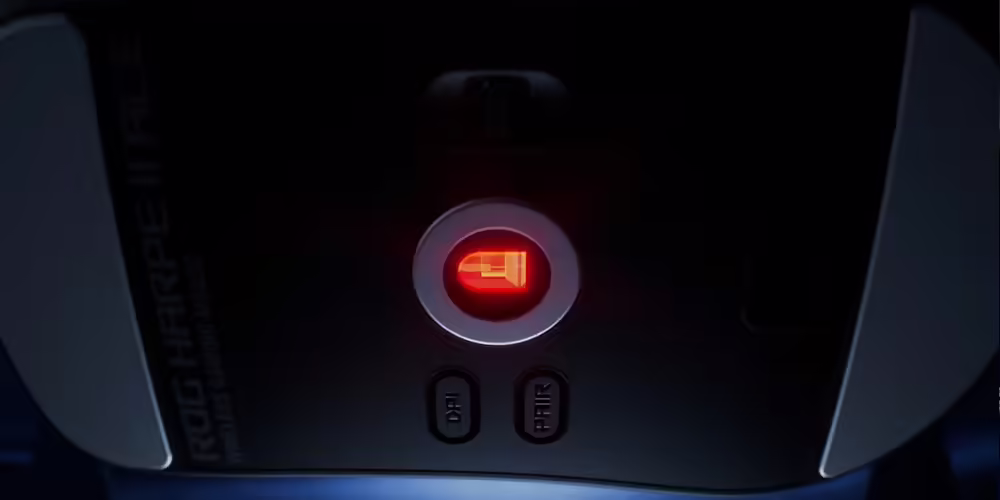 Imagen de ASUS ROG Harpe II Ace ratón Juego mano derecha RF Wireless + Bluetooth + USB Type-A Óptico 42000 DPI