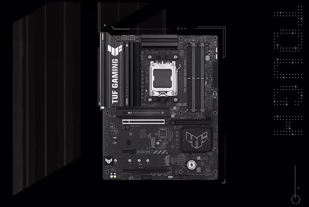 Imagen de ASUS TUF GAMING B850-E WIFI AMD B850 Zócalo AM5 ATX