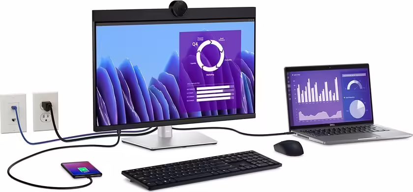 Imagen de DELL P Series P2424HEB pantalla para PC 60,5 cm (23.8``) 1920 x 1080 Pixeles Full HD LCD Negro